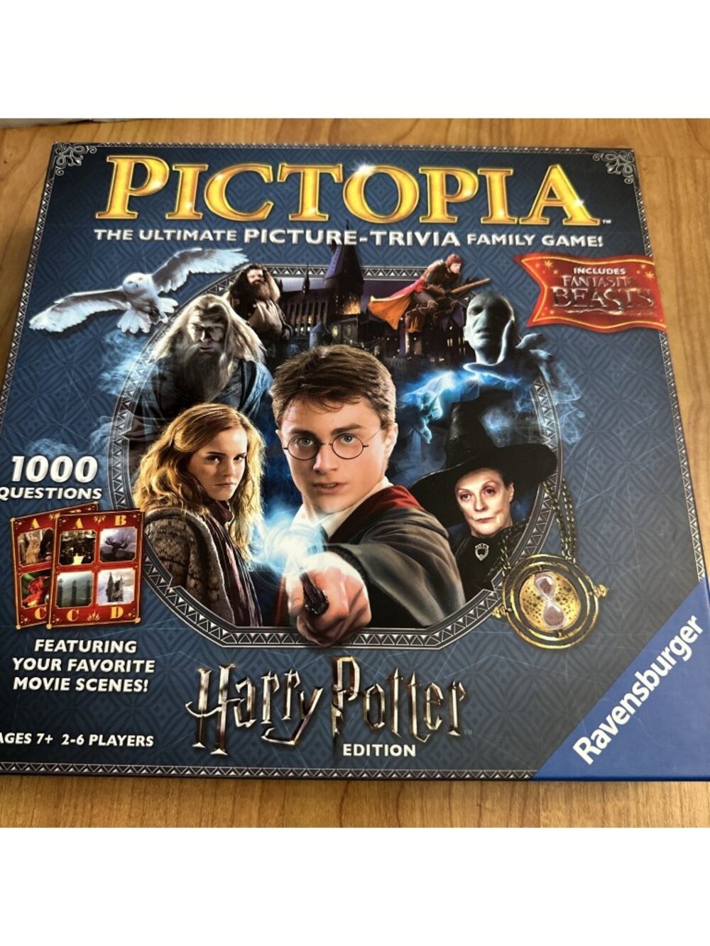 Harry Potter Pictopia Ravensburger Picture Trivia Family Game Fantastic Beasts